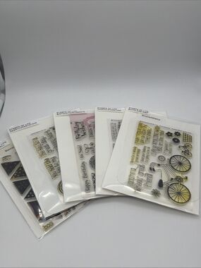 Lot of The stamps of Life photopolymer stamp sets by Stephanie barnard